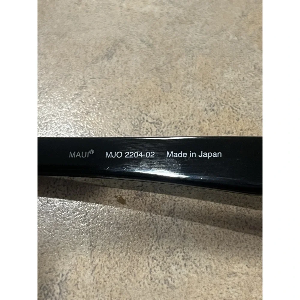 Maui Jim Eyeglasses Frames MJO2204-02 Black Rectangular Full Rim 53-17-143